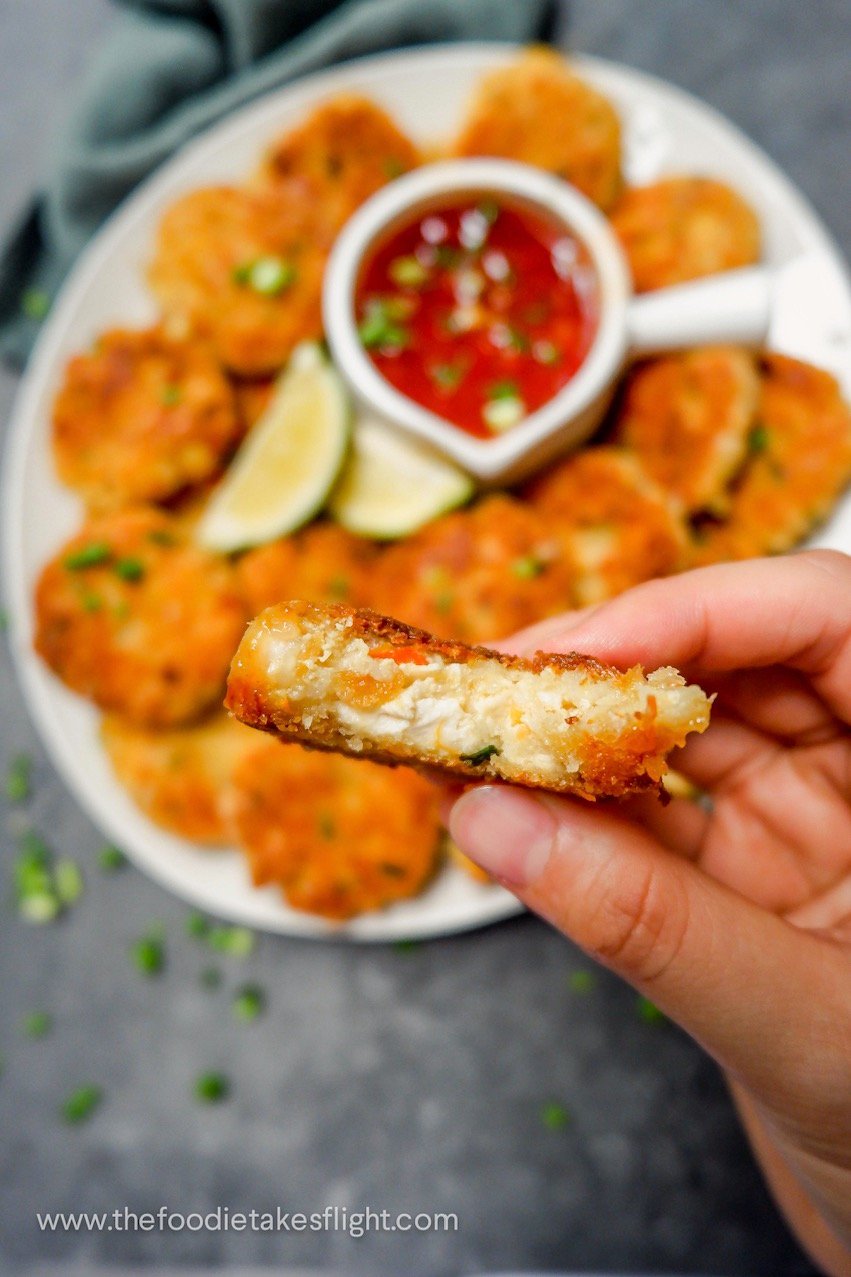 PanFried Tofu Cakes (Vegan Recipe) The Foodie Takes Flight