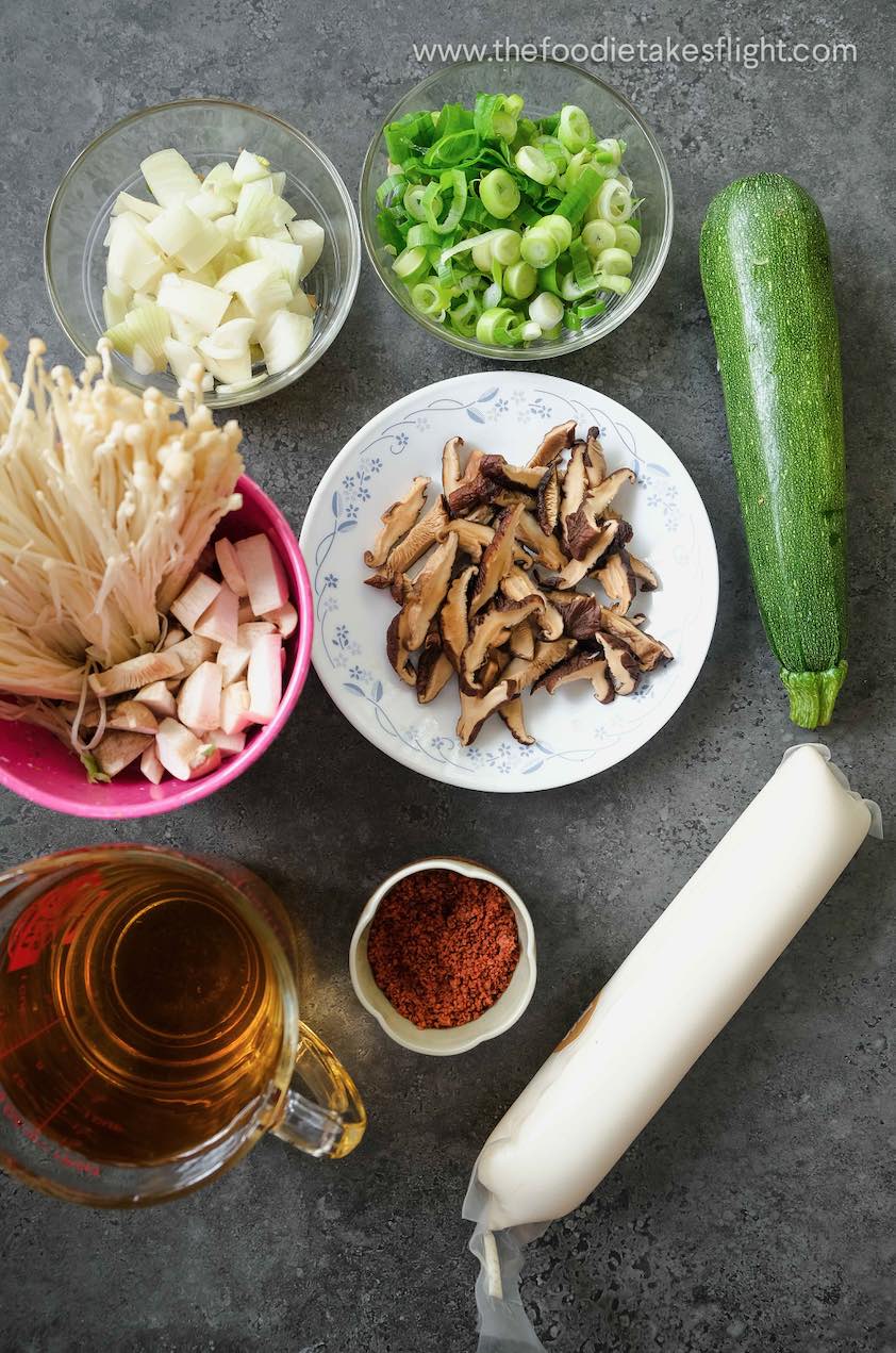 Sundubu Jjigae or Korean Soft Tofu Stew, 순두부 찌개 (Vegan Recipe) The