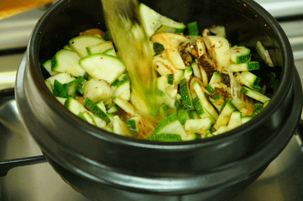 Sundubu Jjigae or Korean Soft Tofu Stew, 순두부 찌개 (Vegan Recipe) The