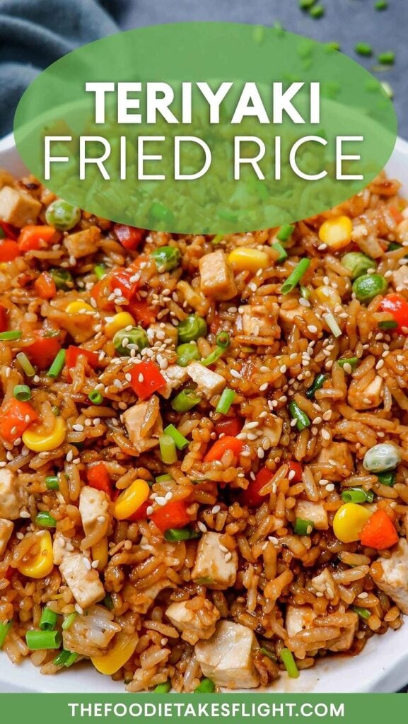 Easy Teriyaki Fried Rice The Foodie Takes Flight 4044