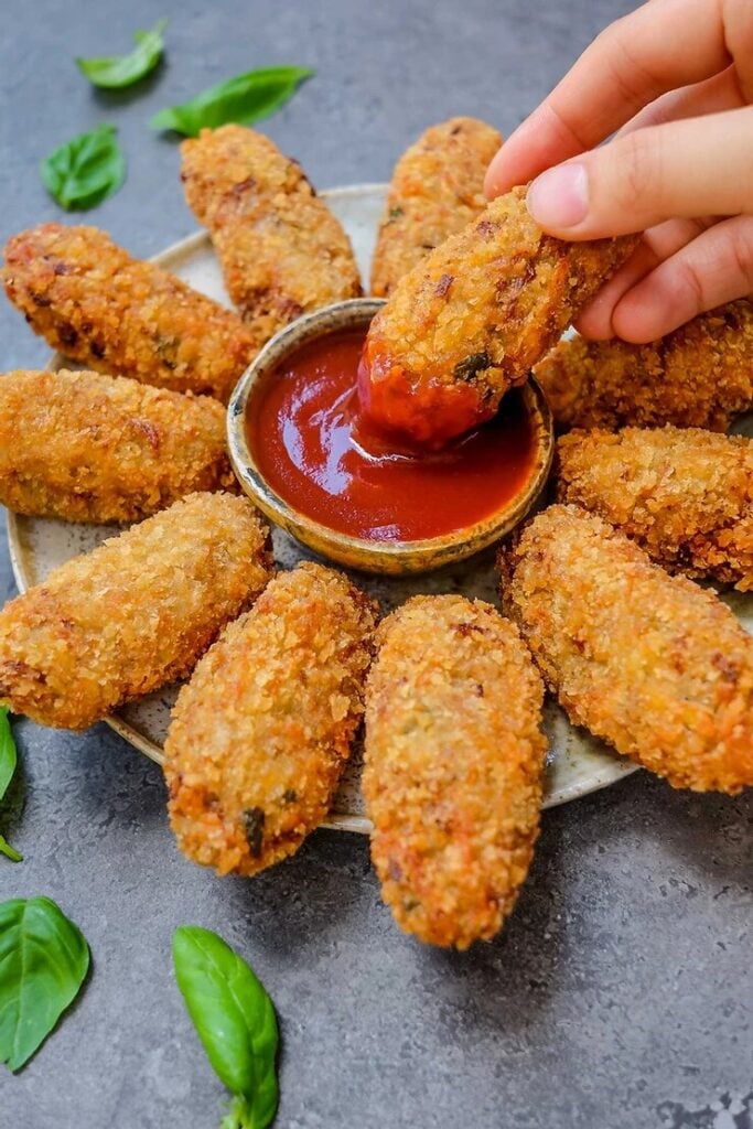 Vegan Potato and Cauliflower Croquettes