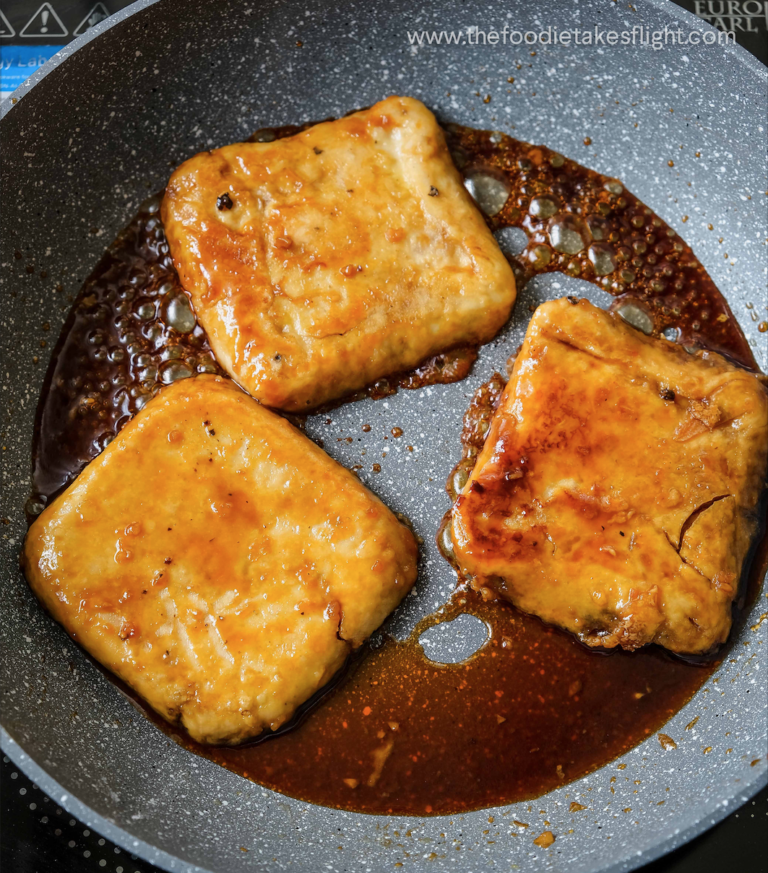 Tofu "Chicken" Teriyaki The Foodie Takes Flight