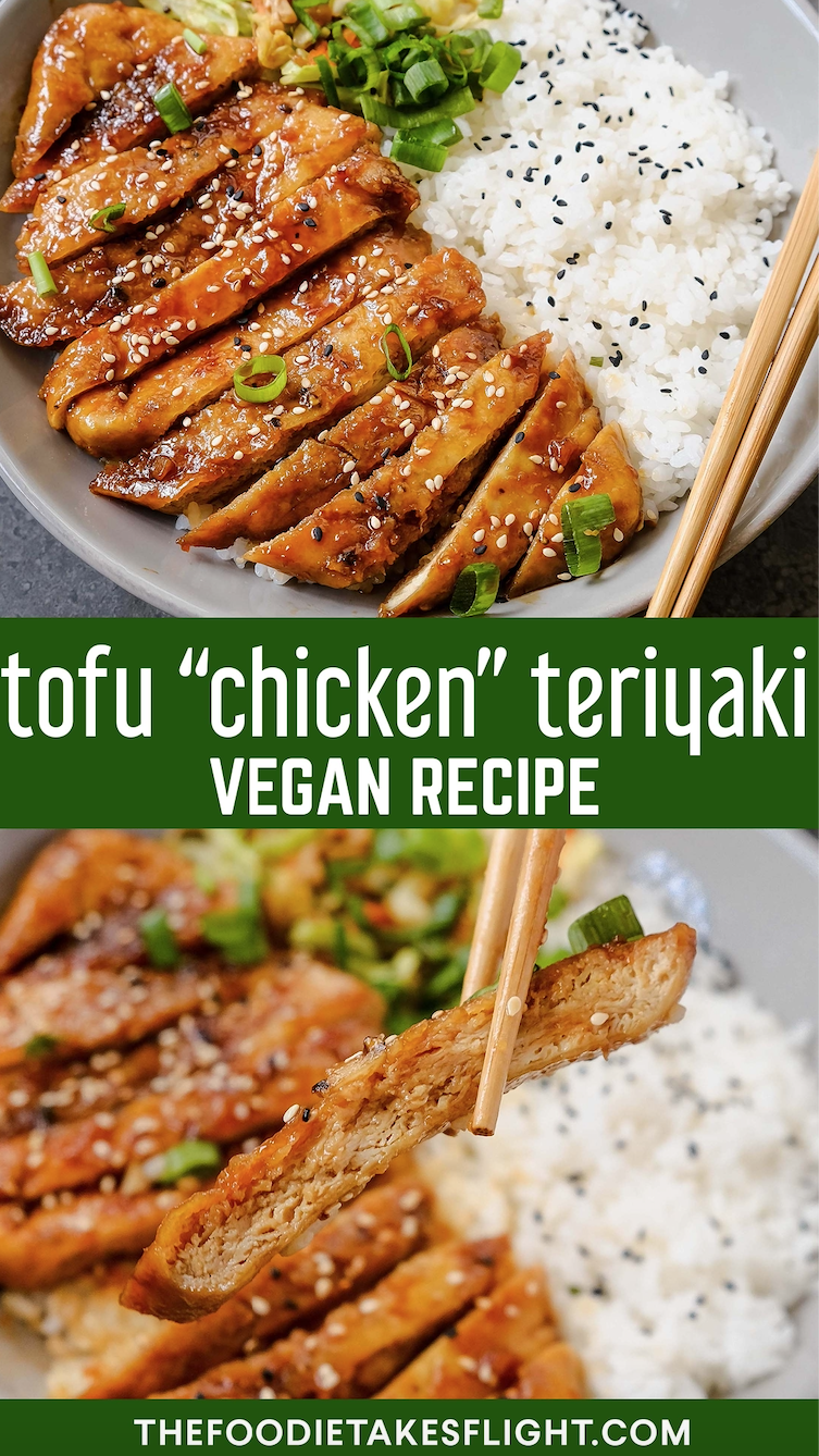 Tofu "Chicken" Teriyaki The Foodie Takes Flight