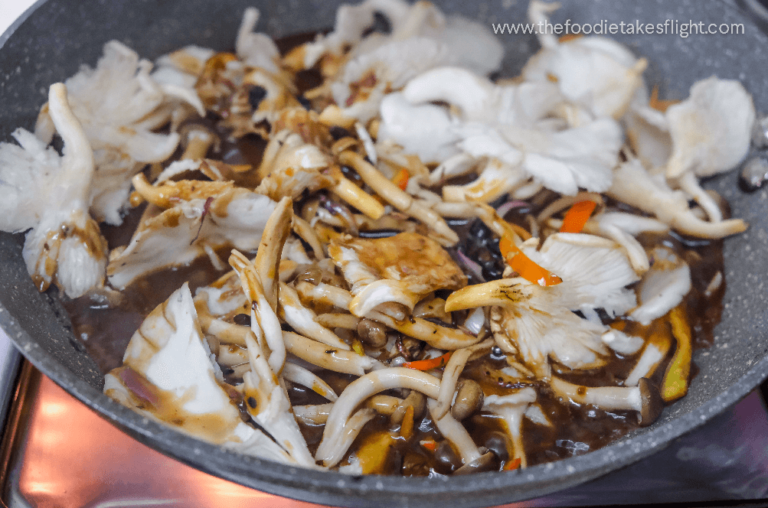 Chinese Green Beans and Mushroom StirFry The Foodie Takes Flight