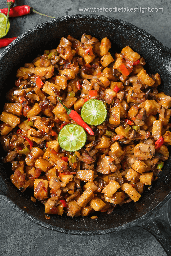 Salt and pepper tofu (Vegan) - Picture of Happy Belly Chinese