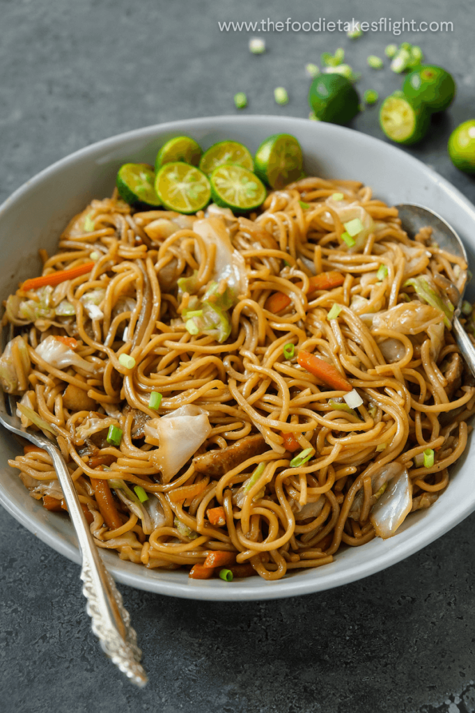 Vegan Pancit Canton Filipino Stir Fried Noodles The Foodie