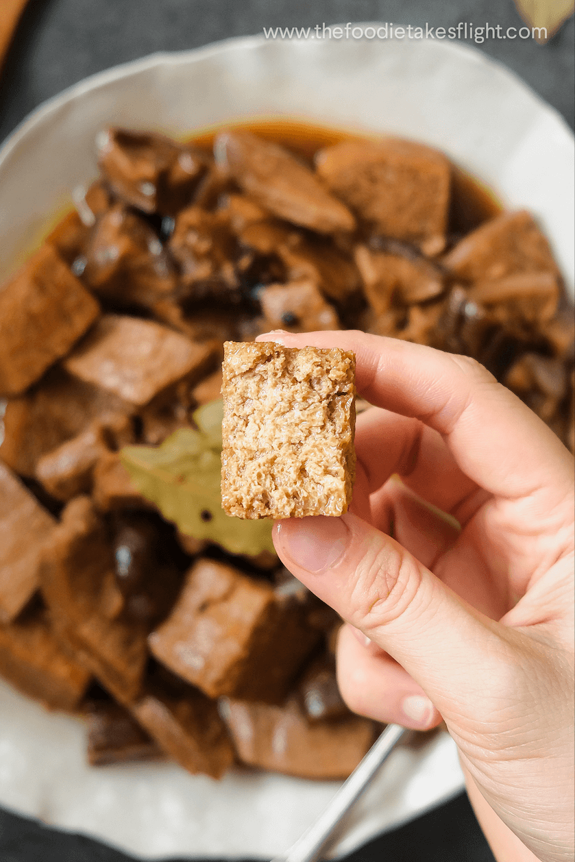 Tofu Adobo (Filipino Adobong Tokwa) The Foodie Takes Flight