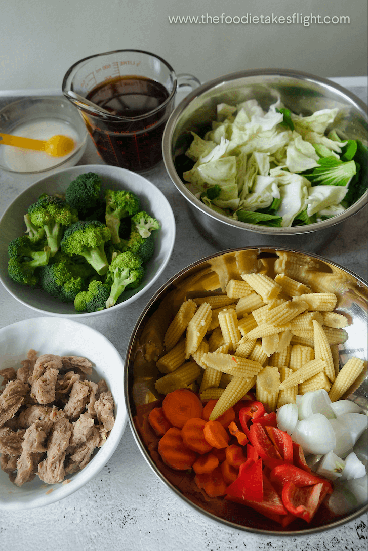 Chop Suey (FilipinoChinese StirFried Vegetables) The Foodie Takes