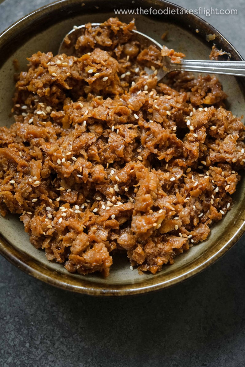 KoreanInspired Ground “Beef” Bulgogi Bowls The Foodie Takes Flight