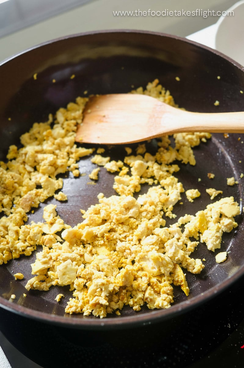 Easy Soy Sauce “Egg” Fried Rice The Foodie Takes Flight