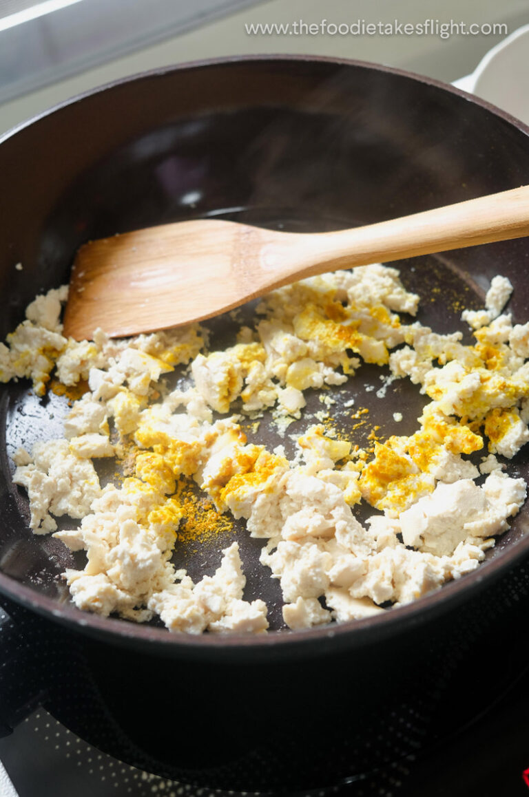 Easy Soy Sauce “Egg” Fried Rice The Foodie Takes Flight
