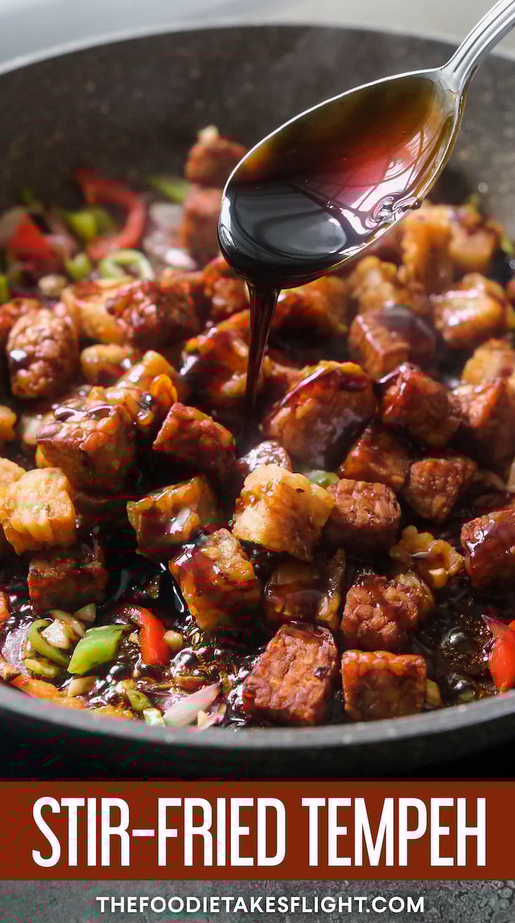 StirFried Tempeh with Kecap Manis (OsengOseng Tempe) The Foodie Takes Flight
