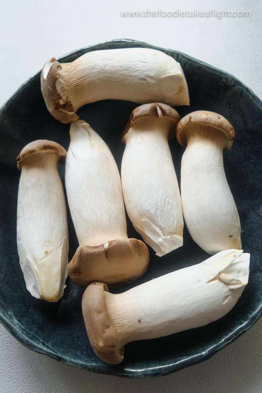 Gochujang King Oyster Mushrooms The Foodie Takes Flight