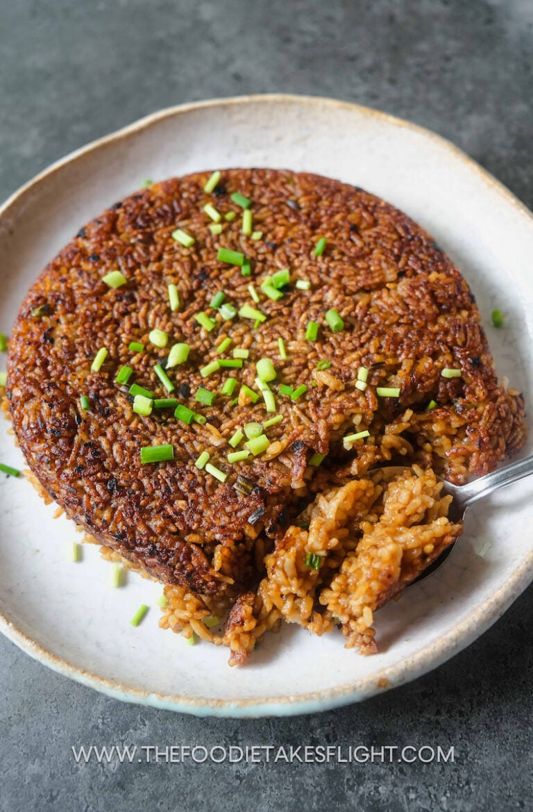 Easy Soy Sauce “Egg” Fried Rice The Foodie Takes Flight
