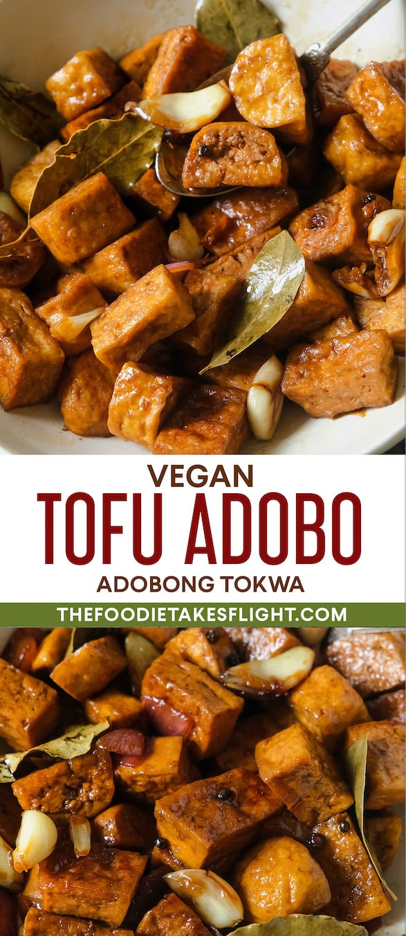Tofu Adobo (Filipino Adobong Tokwa) The Foodie Takes Flight