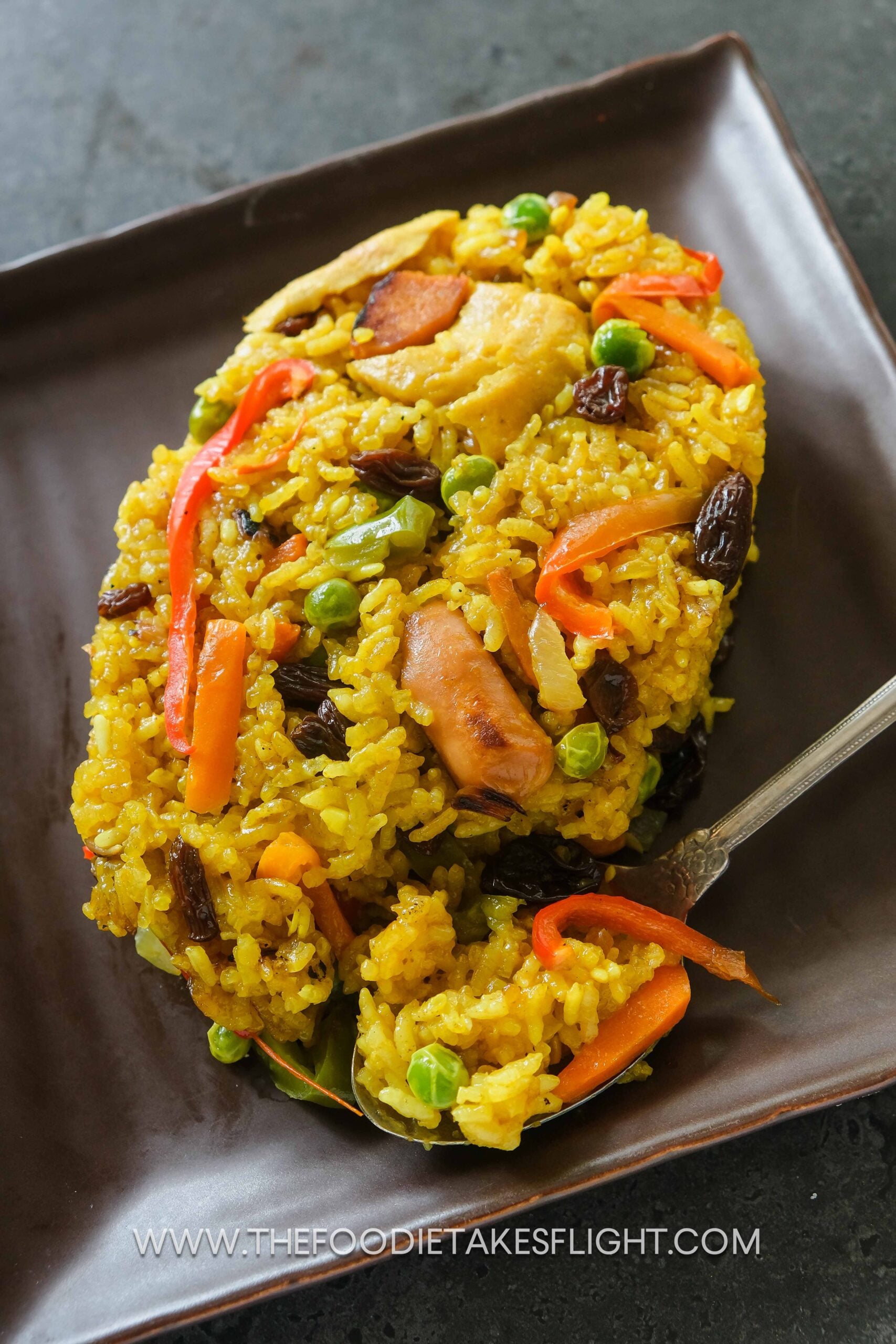 Vegan Filipino Arroz Valenciana The Foodie Takes Flight