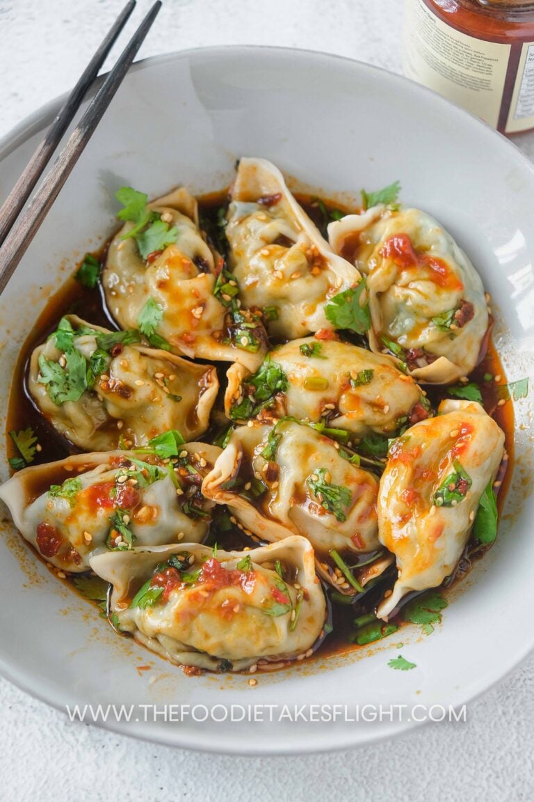 Steamed Dumplings with The Best Dipping Sauce The Foodie Takes Flight