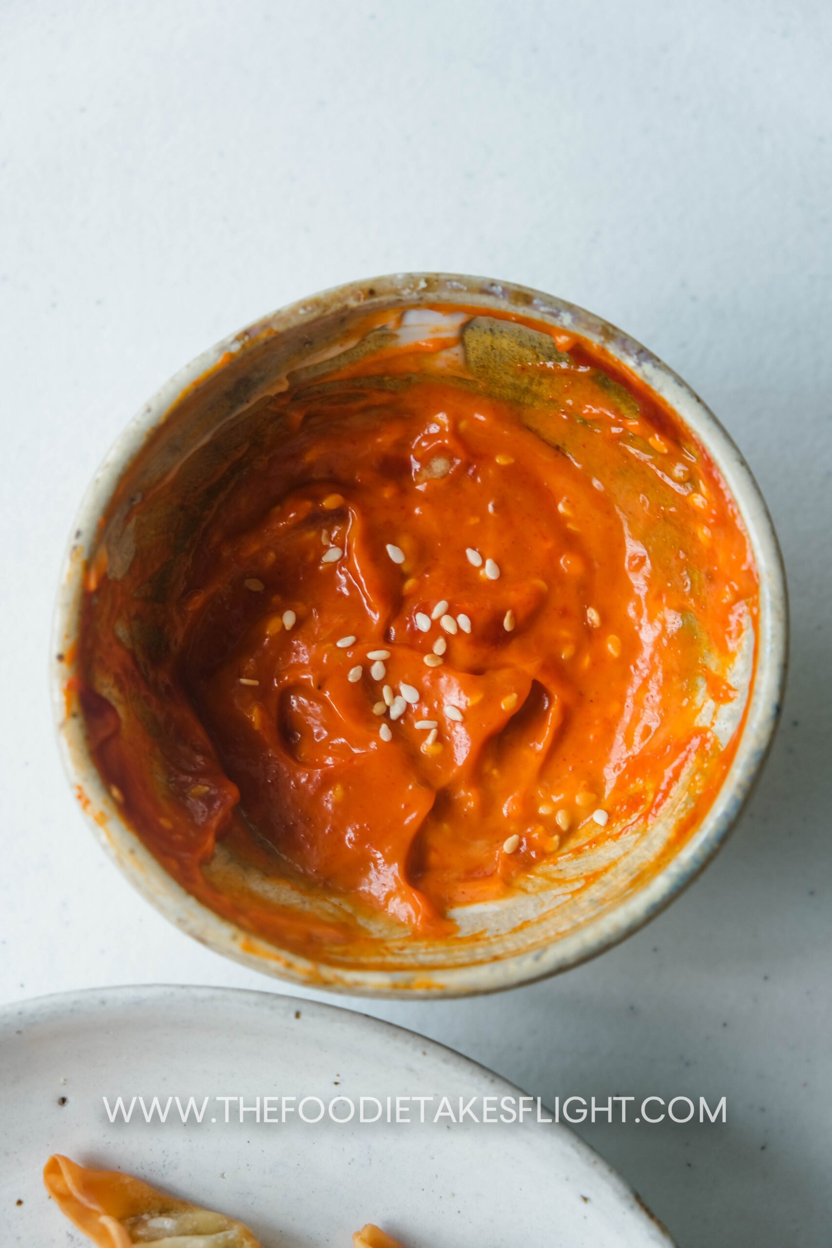 AirFried Dumplings with Gochujang Mayo The Foodie Takes Flight