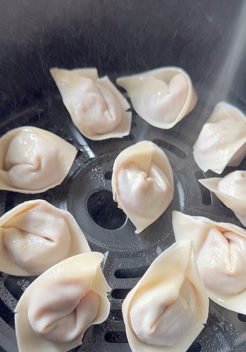 AirFried Wontons The Foodie Takes Flight