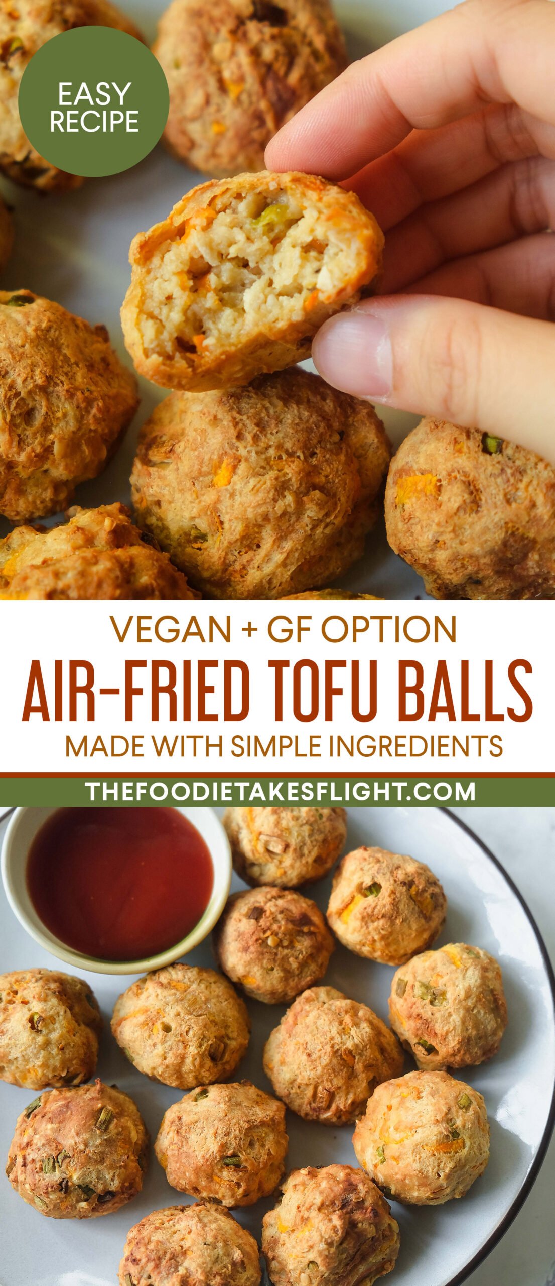 AirFried Tofu Balls The Foodie Takes Flight