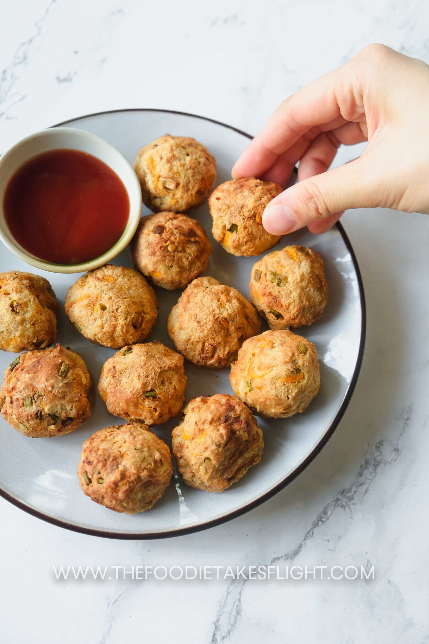 AirFried Tofu Balls The Foodie Takes Flight
