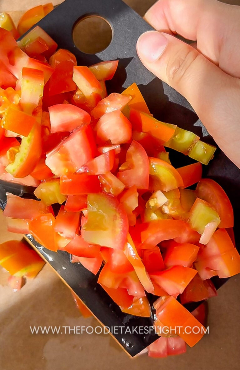 Chinese Tomato Egg StirFry with Silken Tofu (Vegan) The Foodie Takes