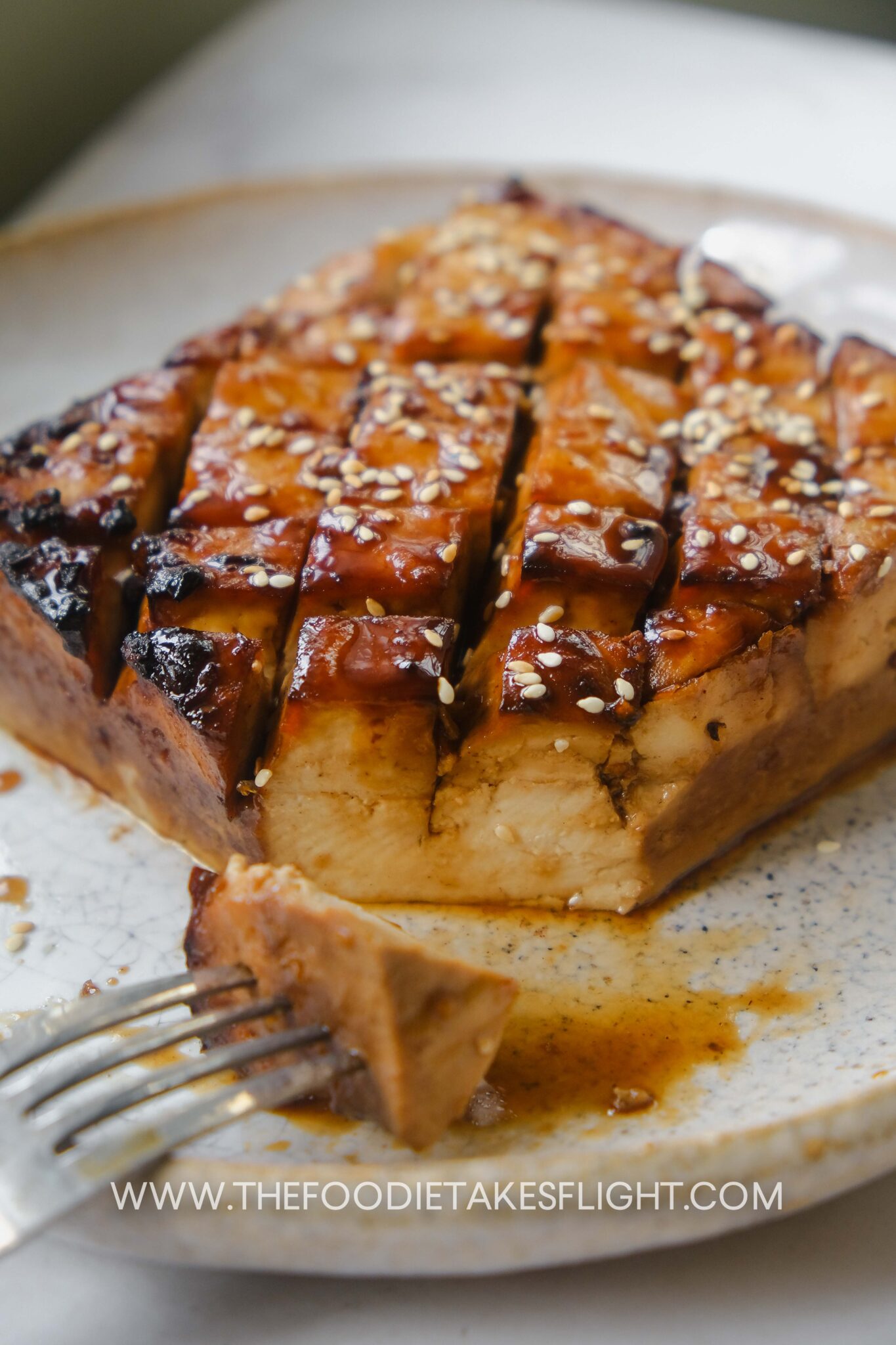 Easy Baked Tofu The Foodie Takes Flight
