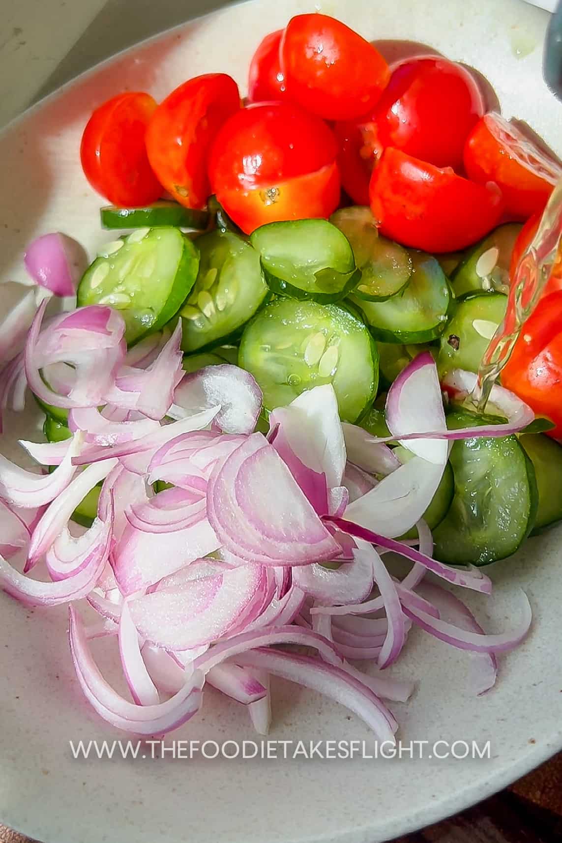 Filipino Cucumber and Tomato Salad The Foodie Takes Flight