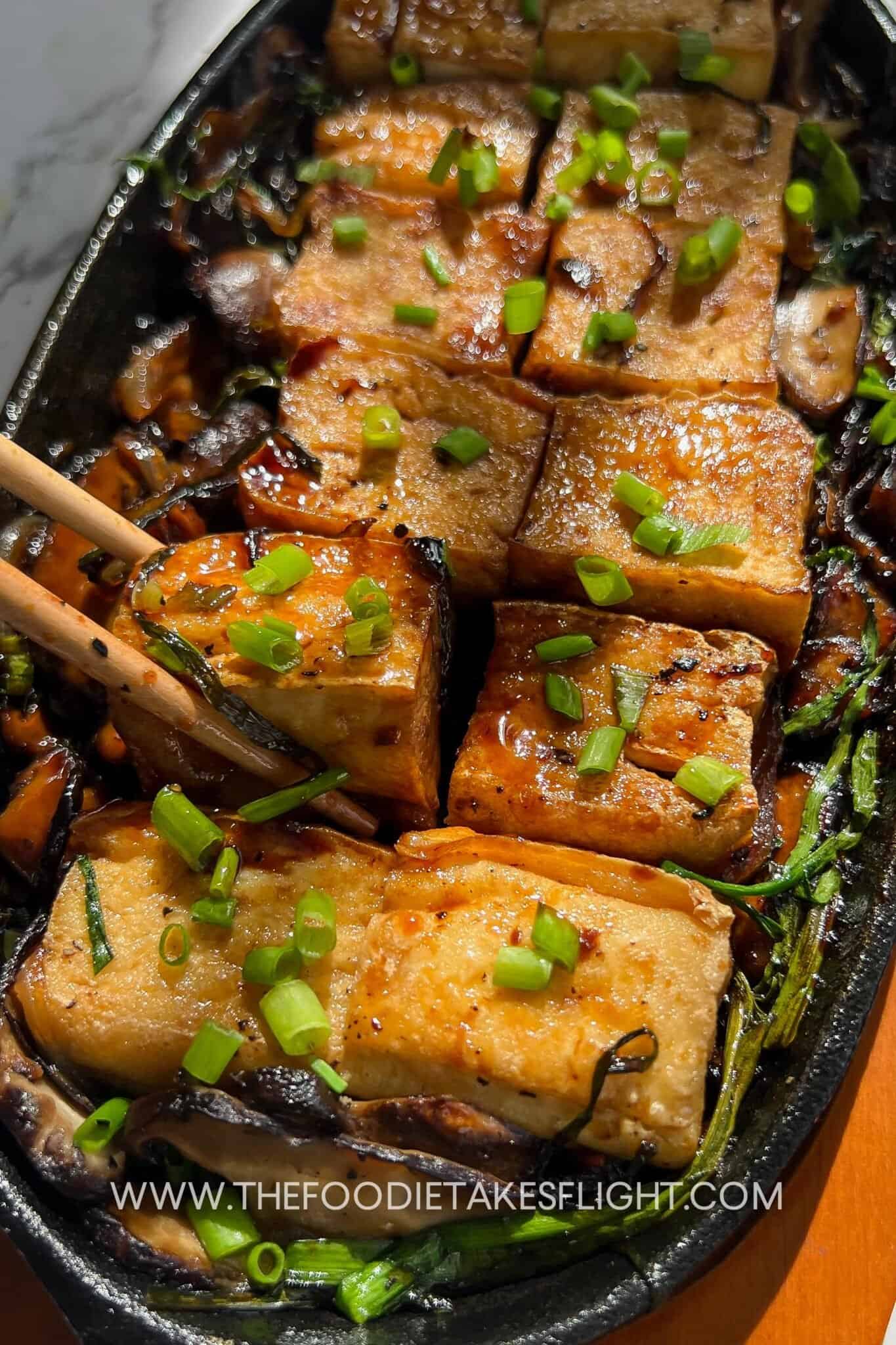 Japanese Tofu Steak The Foodie Takes Flight