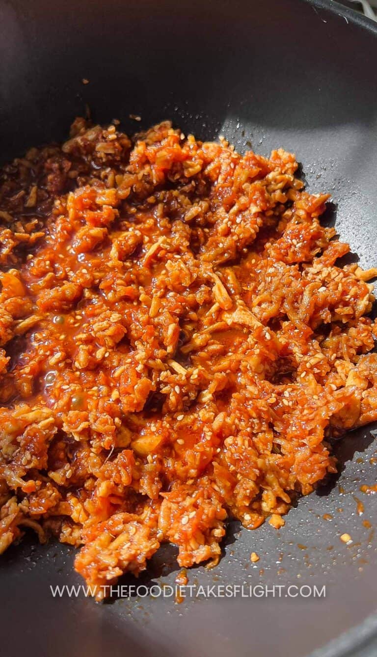Shredded Tofu Bulgogi Bowl The Foodie Takes Flight