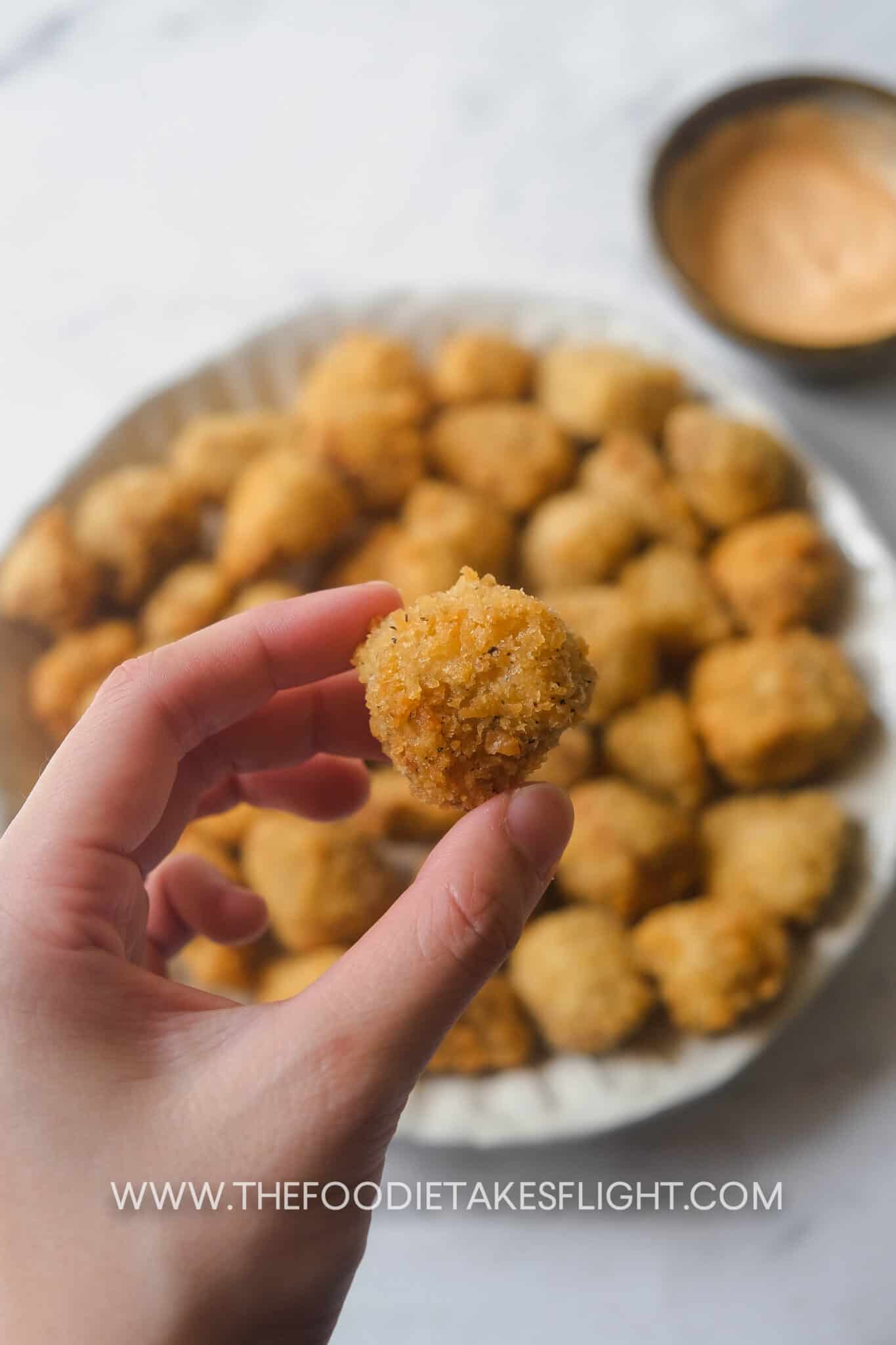 Popcorn Tofu 'Chicken' The Foodie Takes Flight