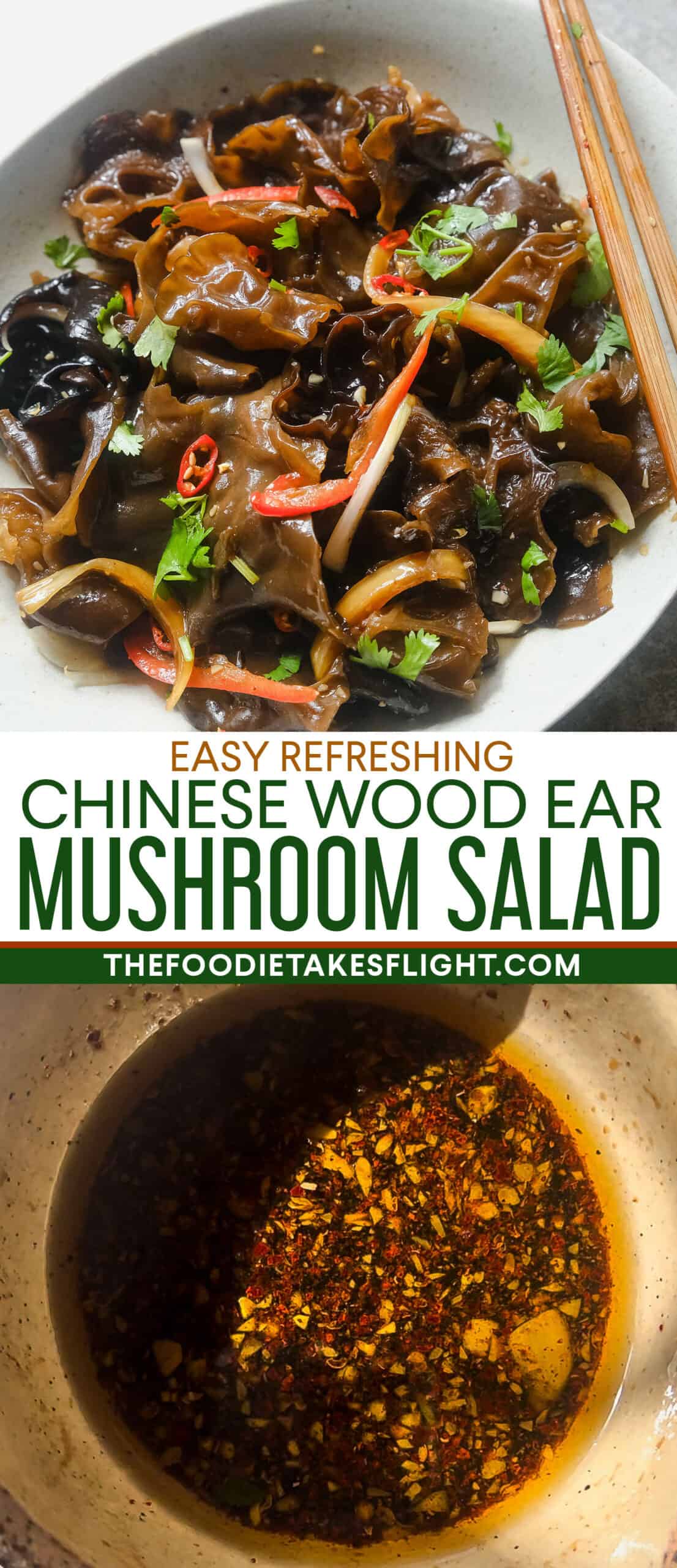 Wood Ear Mushroom Salad The Foodie Takes Flight