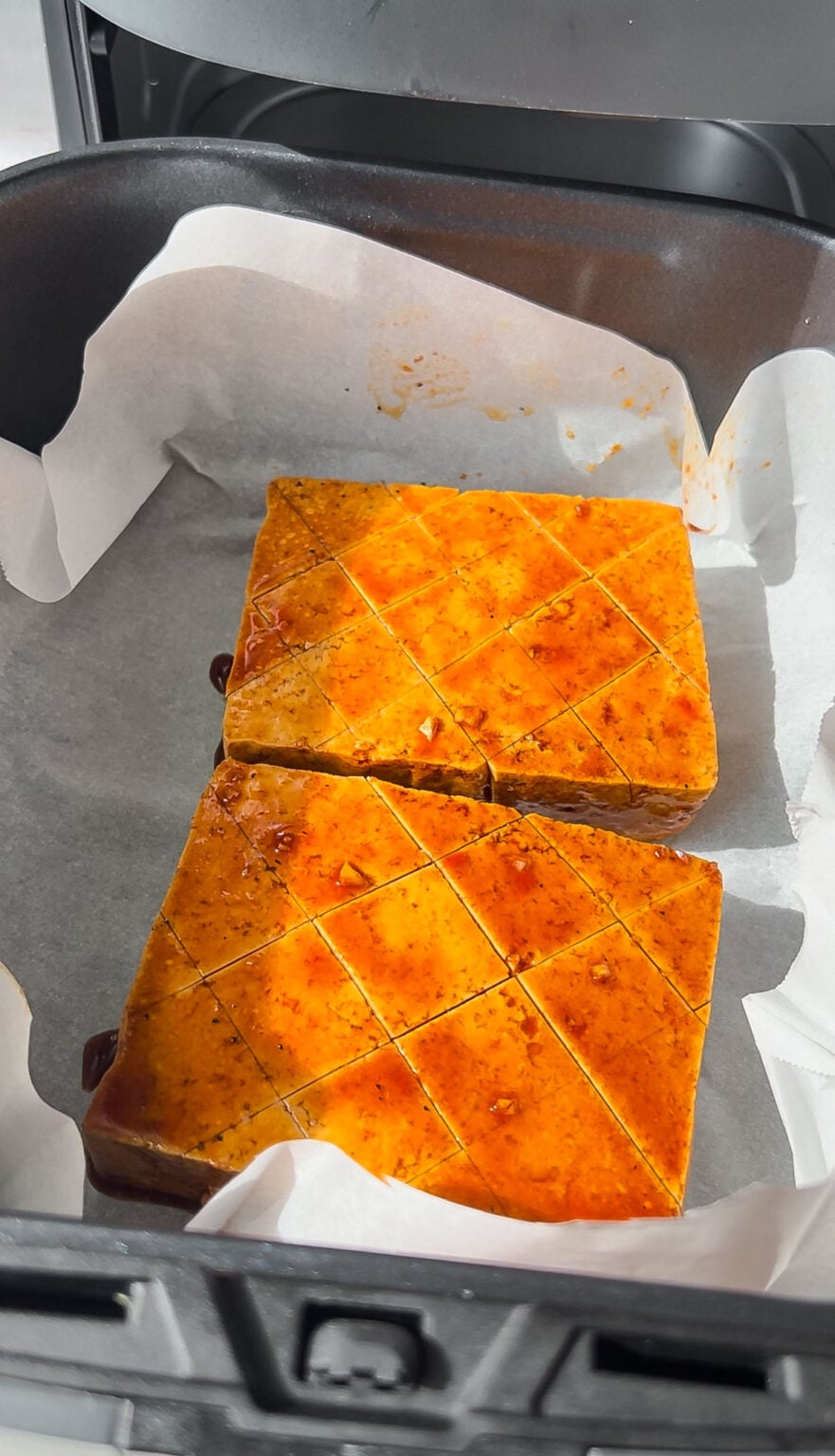 Easy Air Fryer Sweet Chili Tofu The Foodie Takes Flight