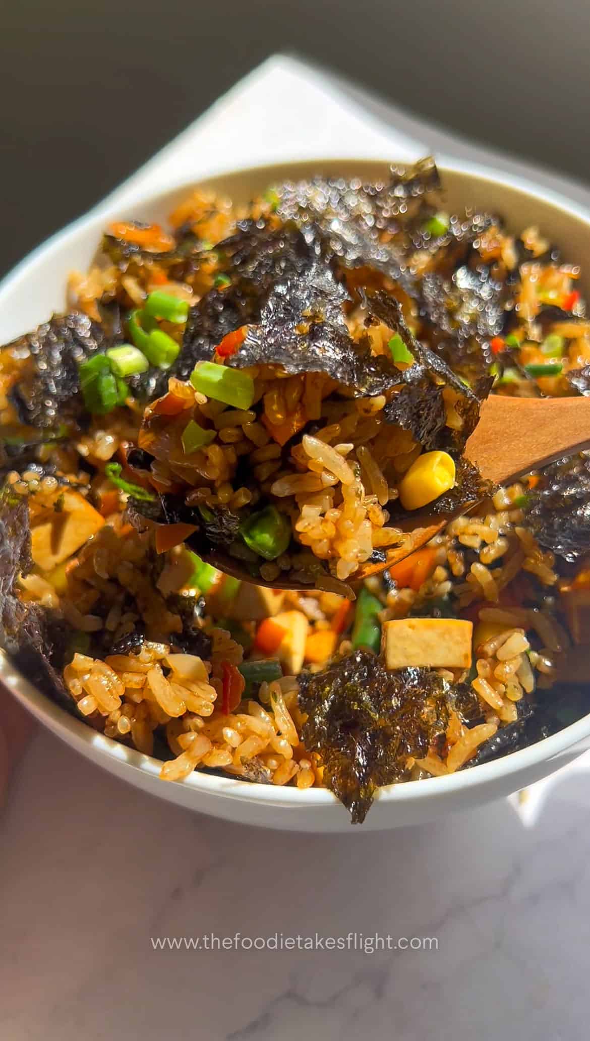 seaweed fried rice
