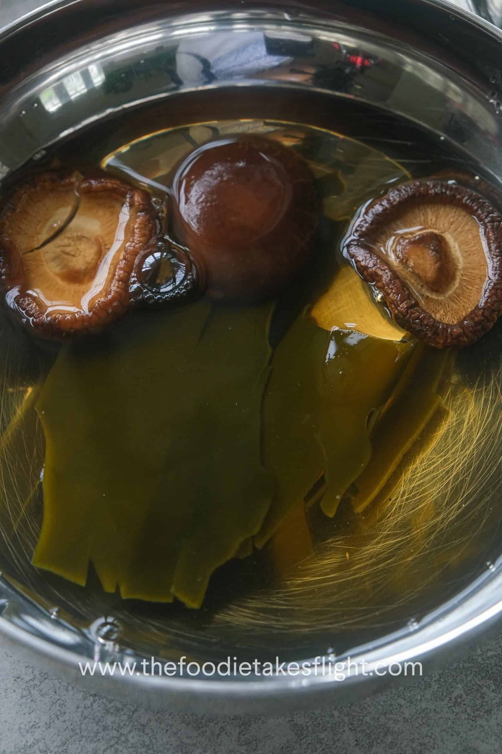 kombu and shiitake dashi