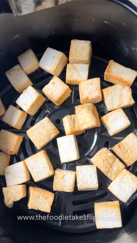 air fried tofu