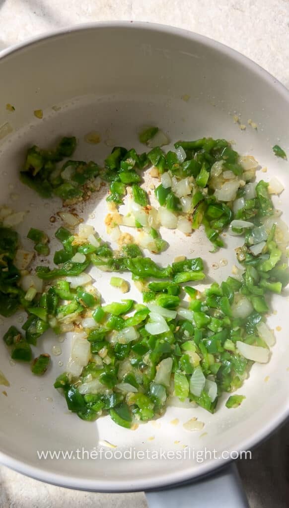 stir-frying aromatics 
