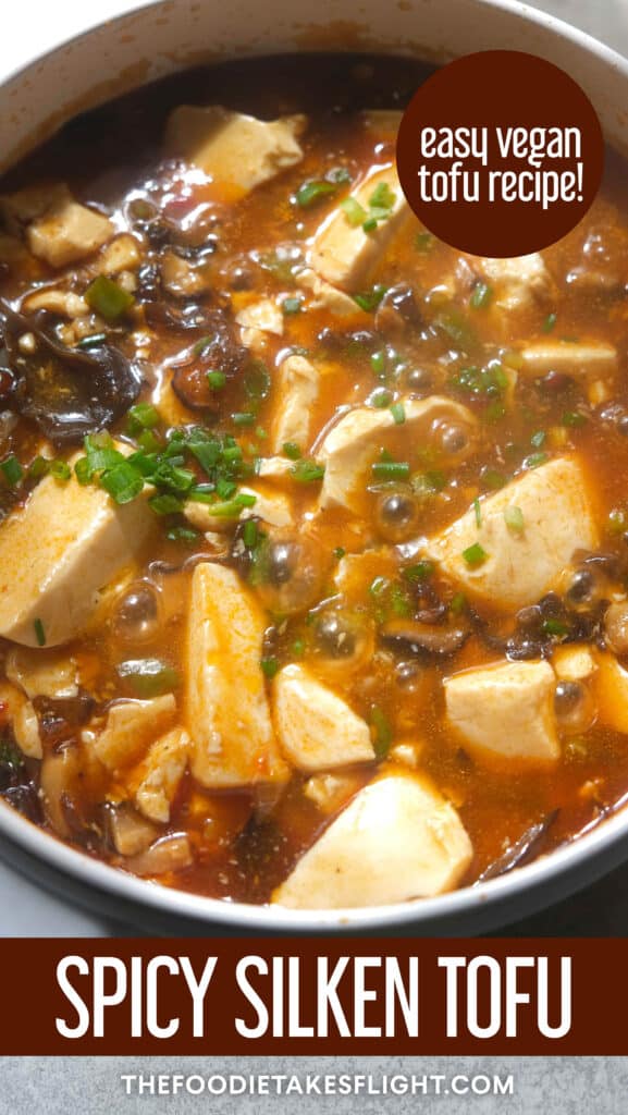 spicy silken tofu