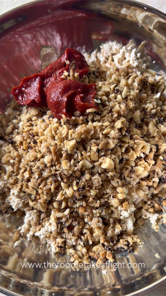 preparing longganisa mixture