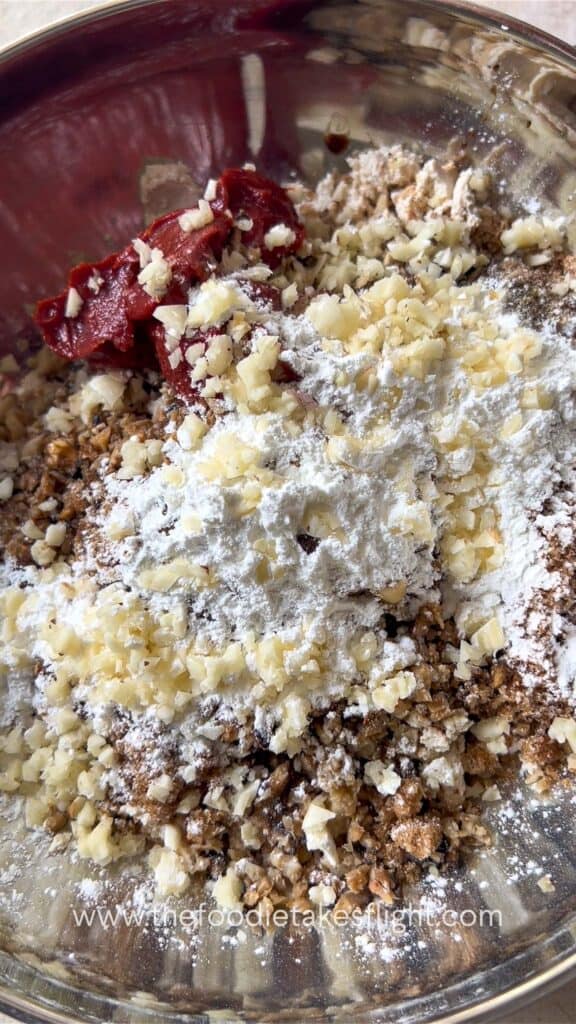 preparing longganisa mixture