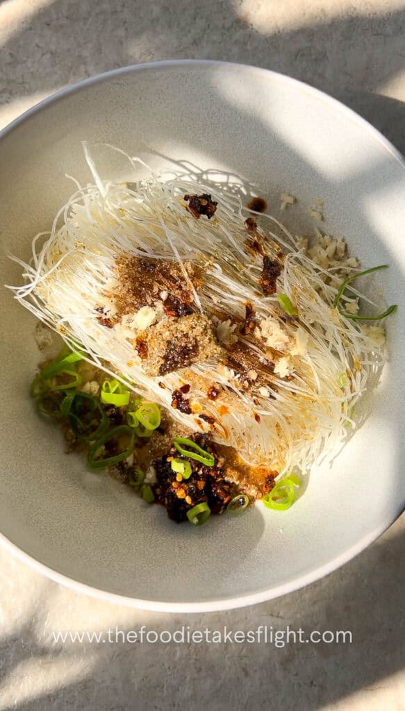 no cook noodle soup with vermicelli noodles or bean threads