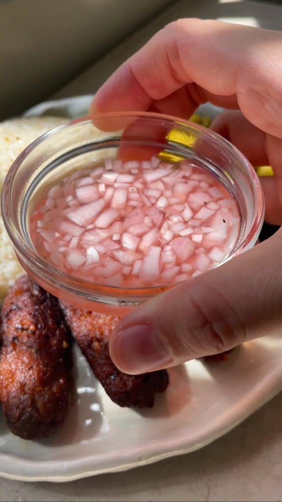 sweet chili vinegar for longganisa