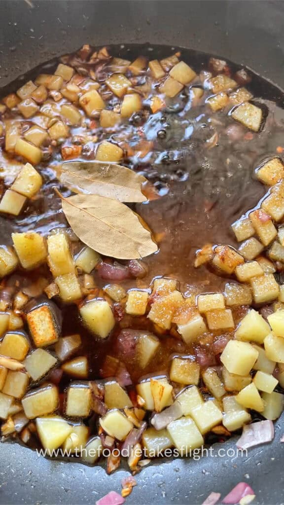 cooking minced tofu adobo or filipino giniling