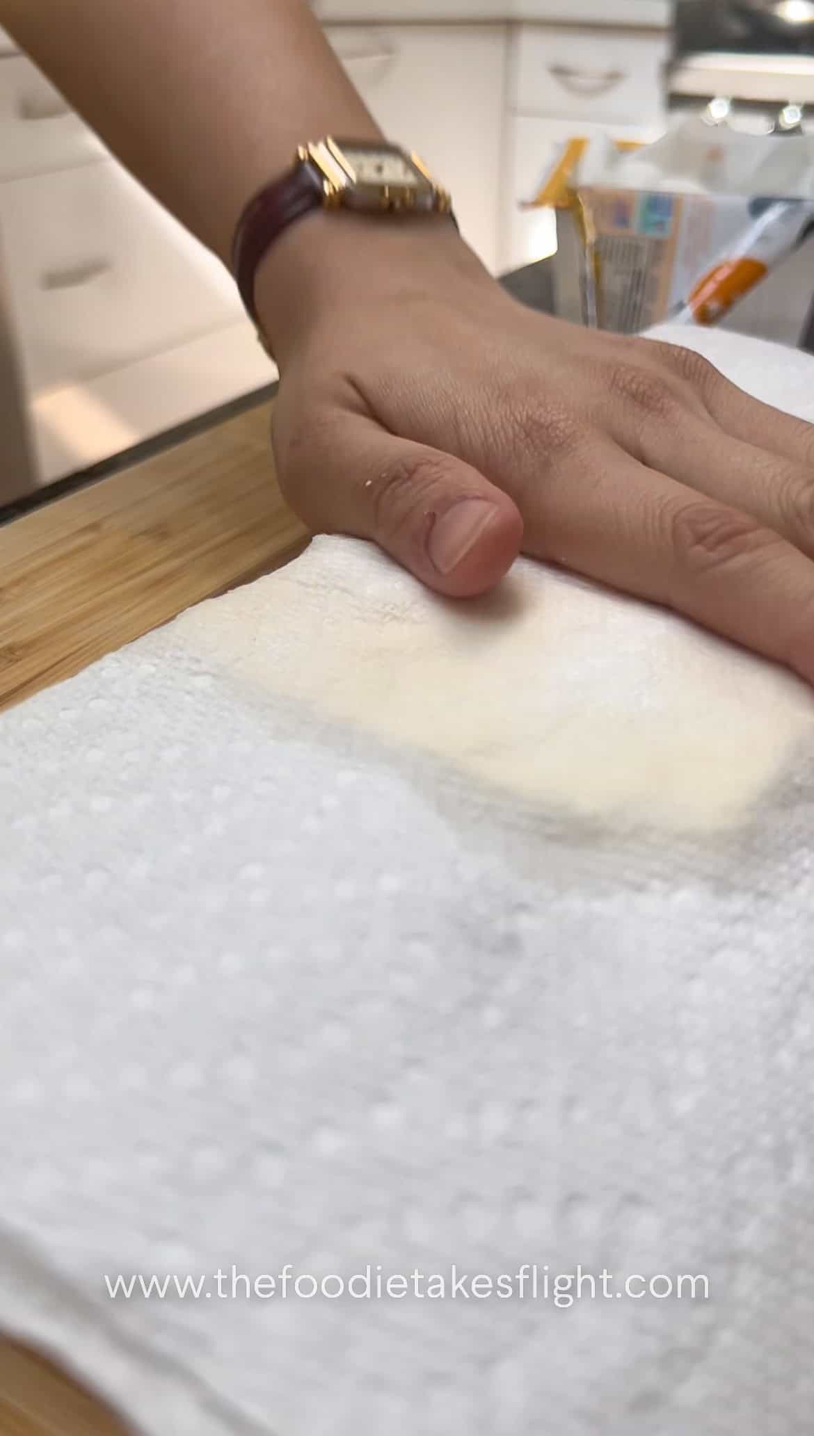 drying extra firm tofu