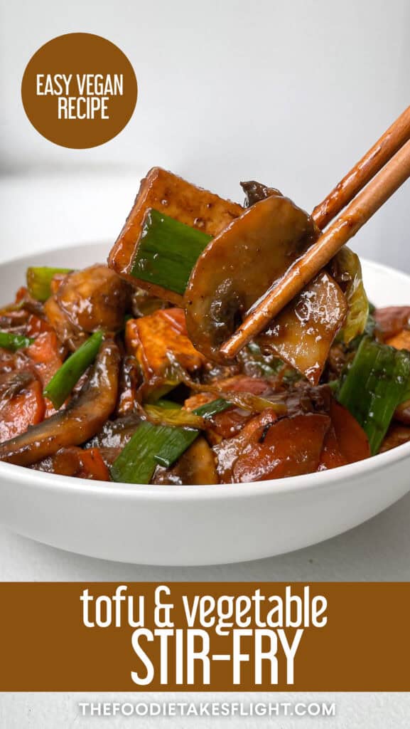 tofu and vegetable stir-fry