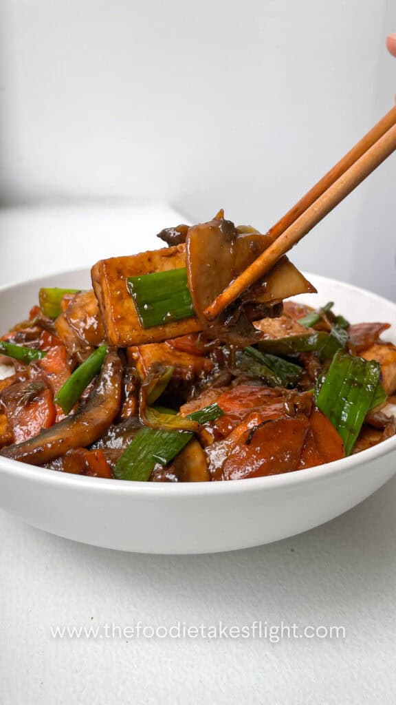 tofu and vegetable stir-fry