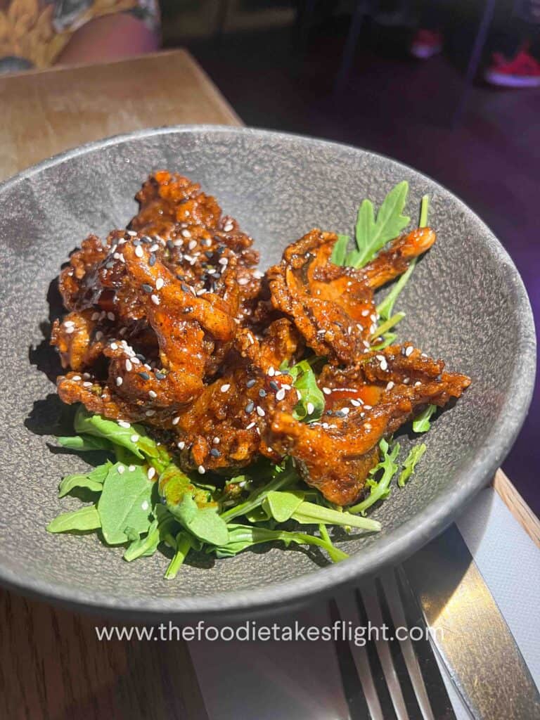 hot maple oyster mushrooms