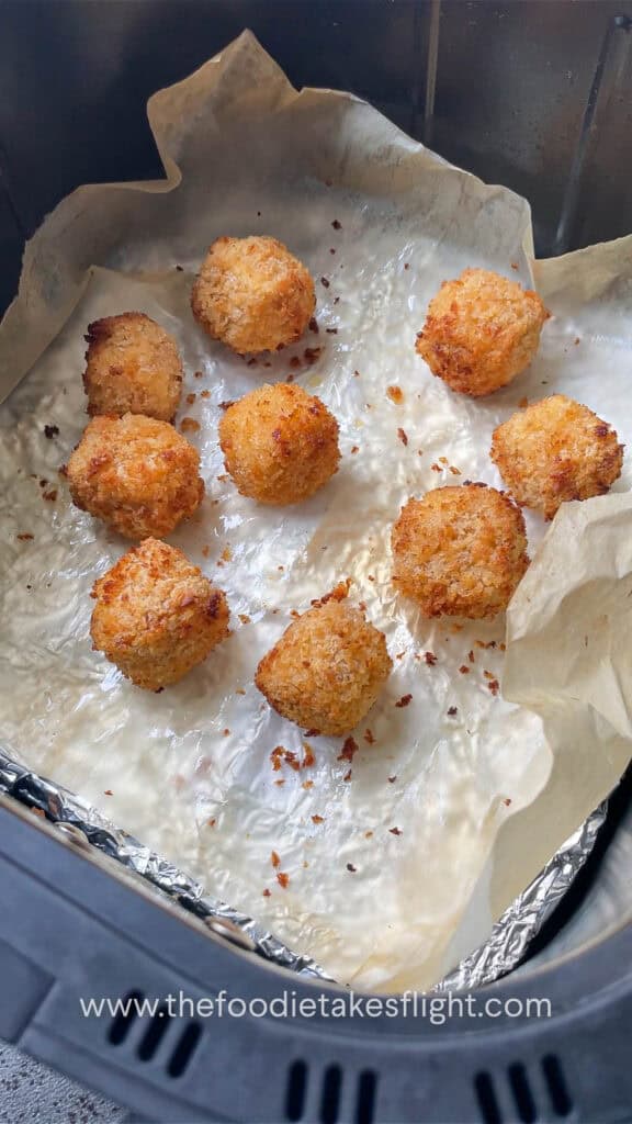 air frying tofu bites
