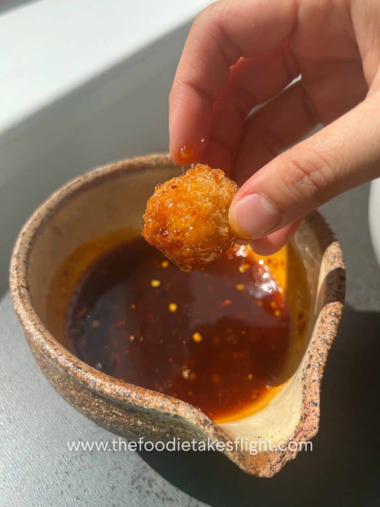 hot maple tofu bites