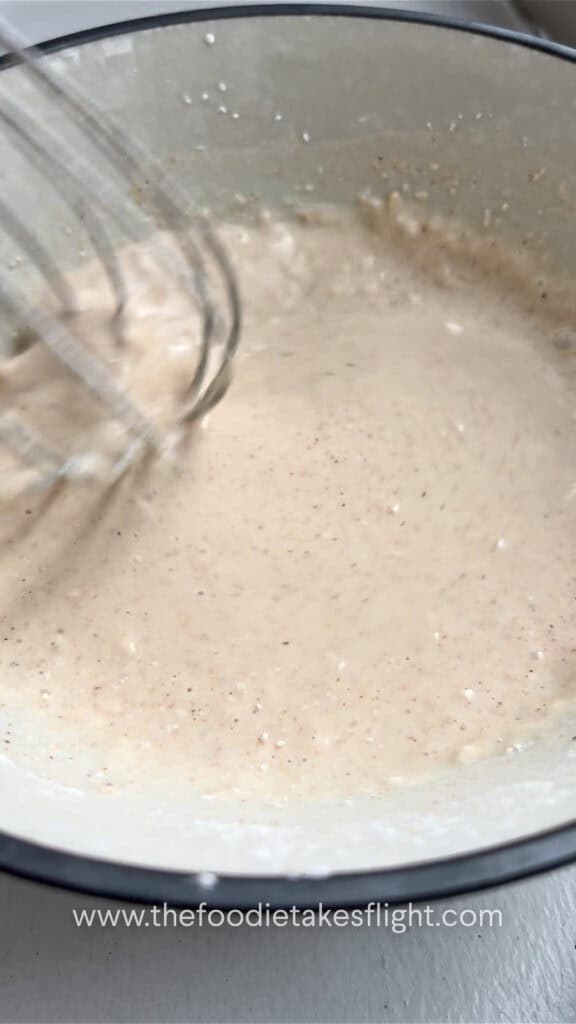 making the batter